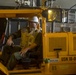 Marine reverses a forklift