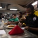 U.S. Sailors participate in a chili cook off