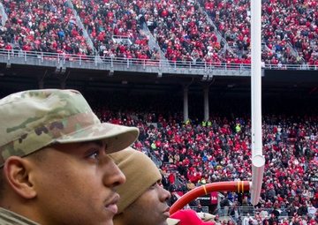 Ohio National Guard honored during Ohio State football military appreciation game