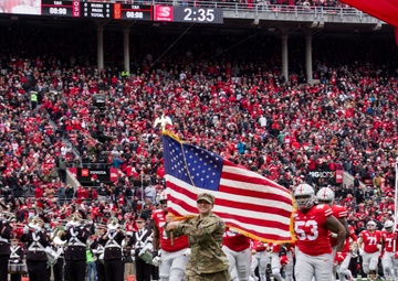 Ohio National Guard honored during Ohio State football military appreciation game