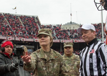 Ohio National Guard honored during Ohio State football military appreciation game