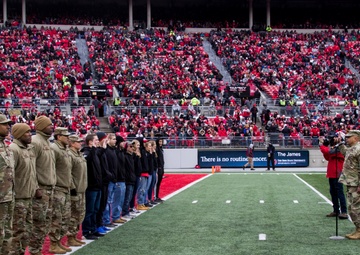 Ohio National Guard honored during Ohio State football military appreciation game