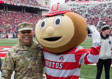 Ohio National Guard honored during Ohio State football military appreciation game