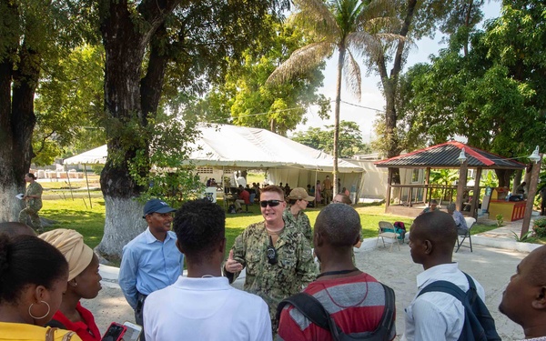 Comfort Visits Haiti