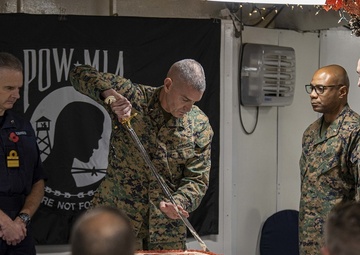 USS Mount Whitney Commemorates the 244th birthday of the U.S. Marine Corp’s