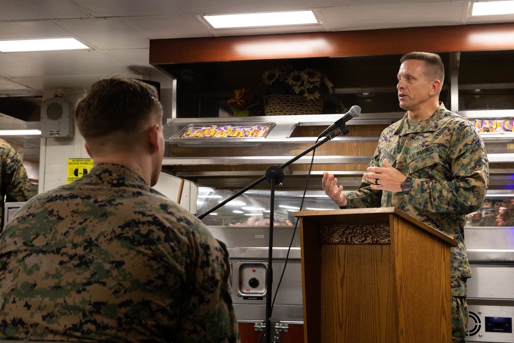 11th MEU celebrates the 244th Marine Corps birthday aboard USS Boxer