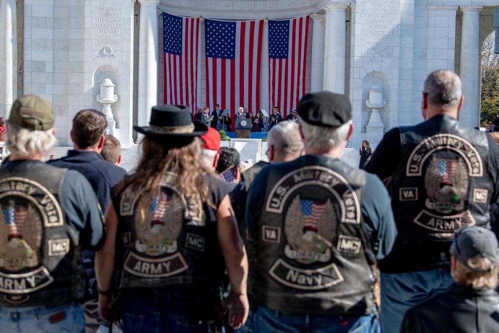 Presidential Armed Forces Full Honor Wreath Laying Ceremony and Department of Veterans Affairs National Veterans Day Observance