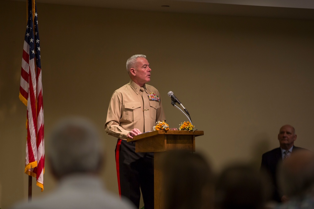 Pendleton CG speaks at Veterans Association of North County