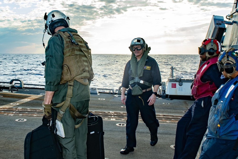 DESRON 15 Flight Quarters Aboard USS McCampbell