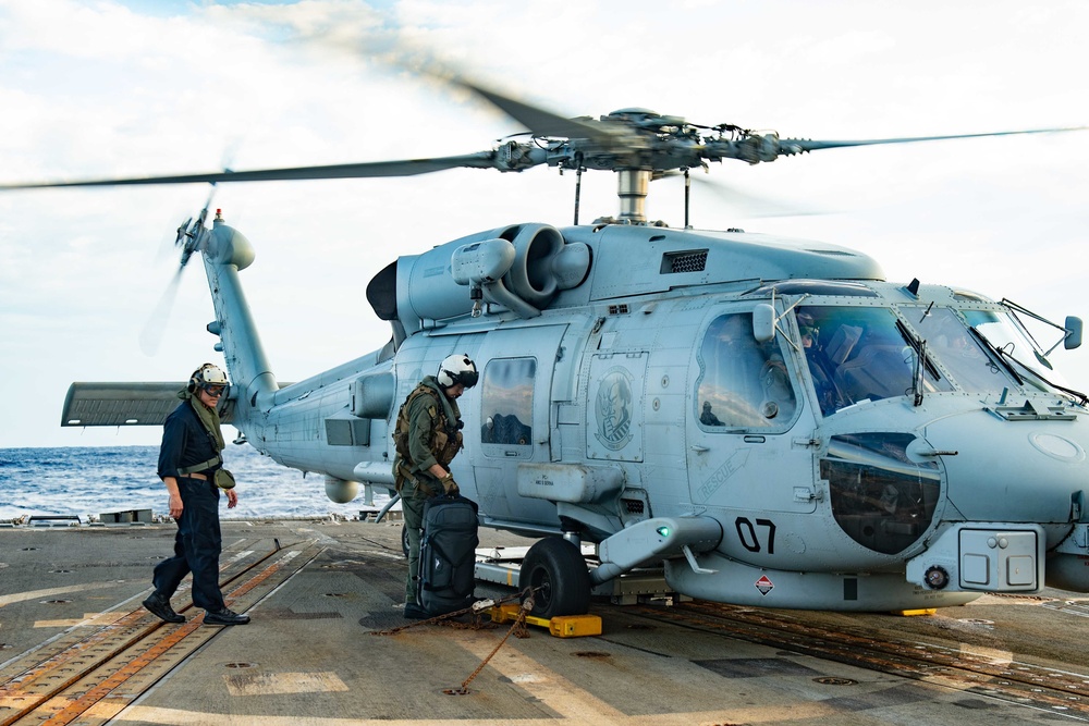 DESRON 15 Flight Quarters Aboard USS McCampbell