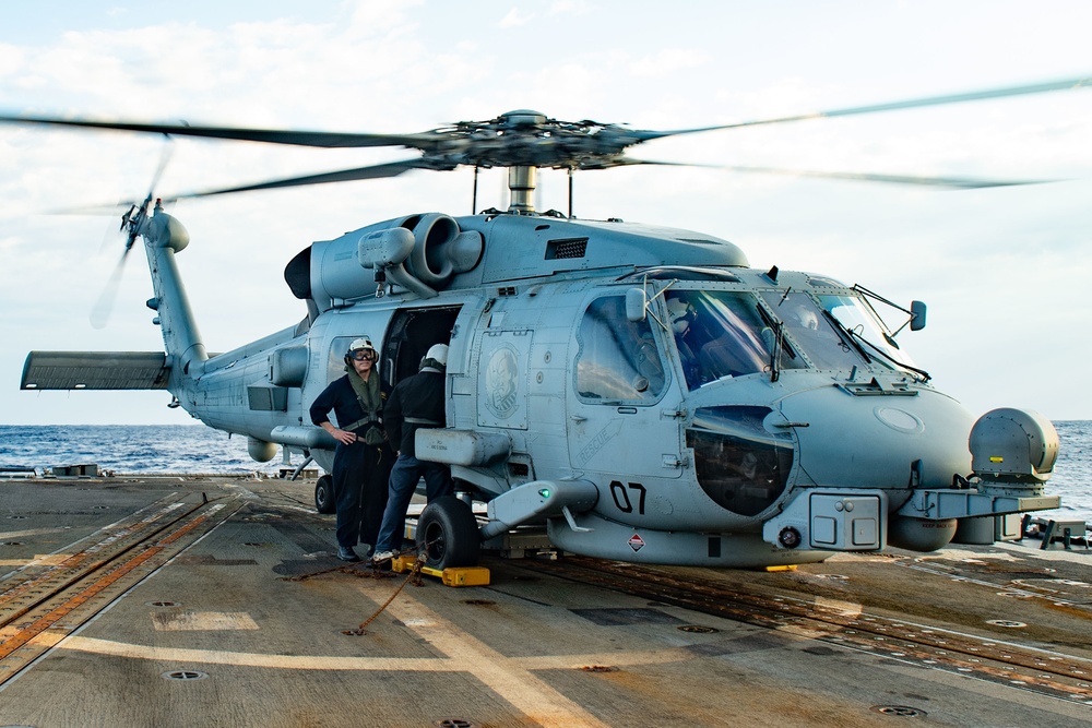 DESRON 15 Flight Quarters Aboard USS McCampbell