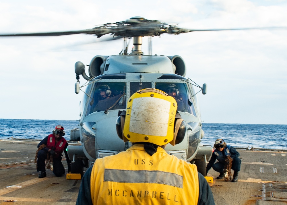 DESRON 15 Flight Quarters Aboard USS McCampbell