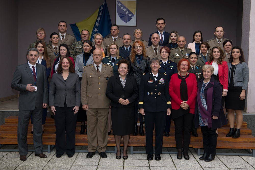 NHQSa commander attends Female Leaders in Security and Defence conference