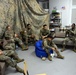 40th Expeditionary Signal Battalion Soldiers participate in football watch party