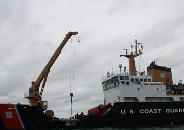 U.S. Coast Guard recycles concrete buoy sinkers on artificial reef