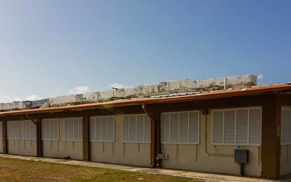 DFAC damaged by hurricane Maria