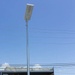 New solar power light pole in Salinas, Puerto RIco