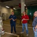 Command Sgt. Maj Maynard talks with MASTs at AMSA shop
