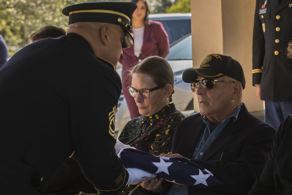 Remains of World War II service member laid to rest at Fort Sam Houston National Cemetery