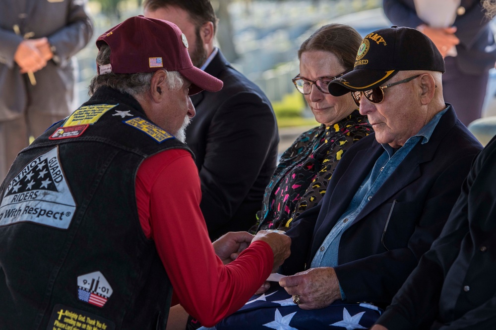 Remains of World War II service member laid to rest at Fort Sam Houston National Cemetery