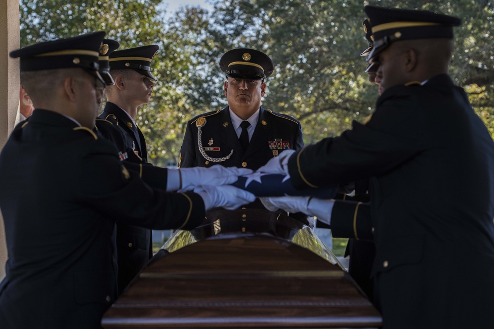 Remains of World War II service member laid to rest at Fort Sam Houston National Cemetery