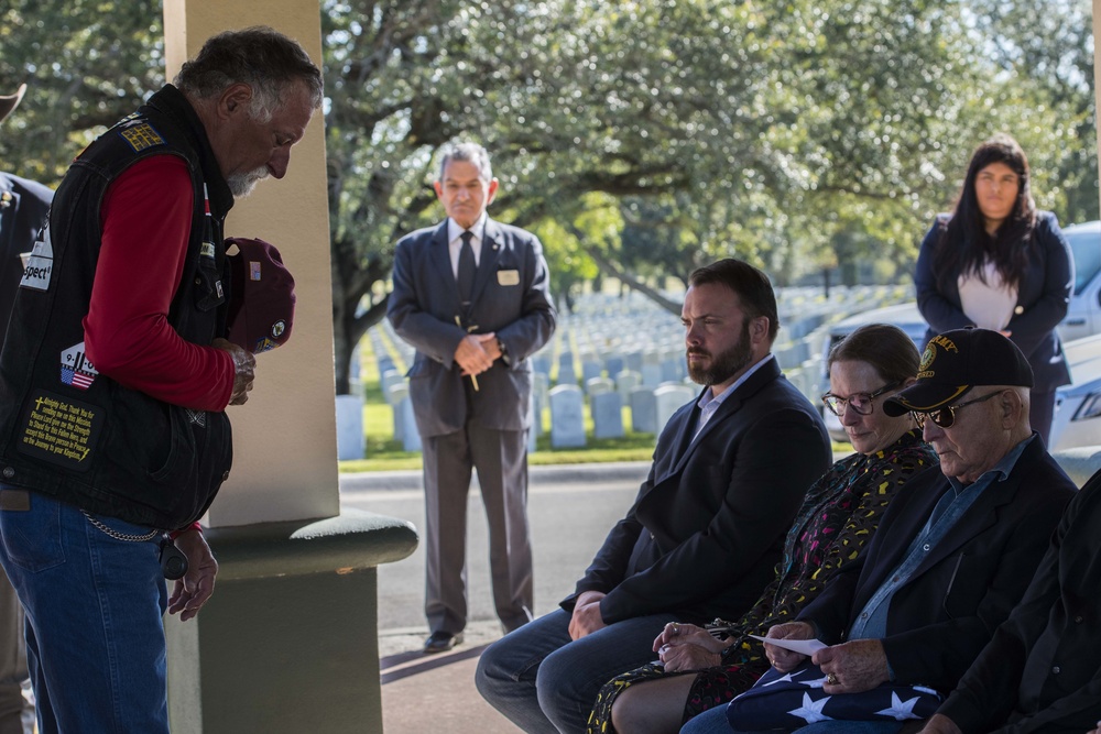 Remains of World War II service member laid to rest at Fort Sam Houston National Cemetery