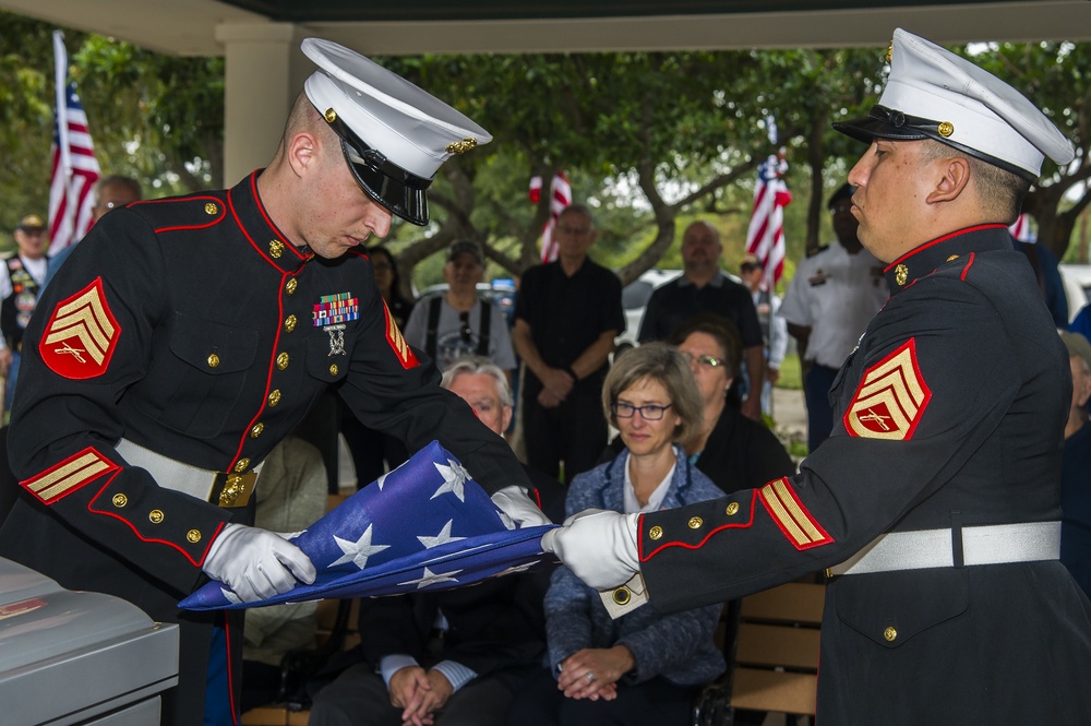 Remains of World War II service member laid to rest at Fort Sam Houston National Cemetery