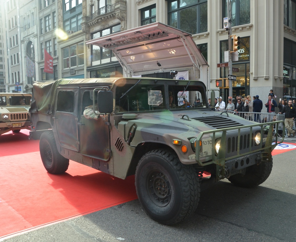 369th Sustainment Brigade marches in New York City's Veterans Day parade