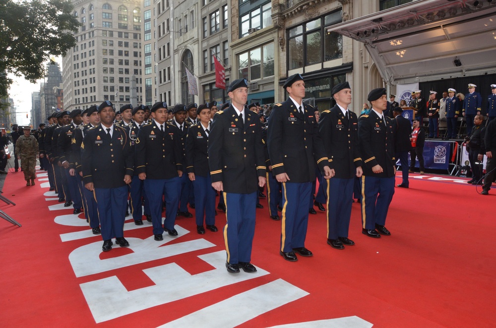 369th Sustainment Brigade marches in New York City's Veterans Day parade