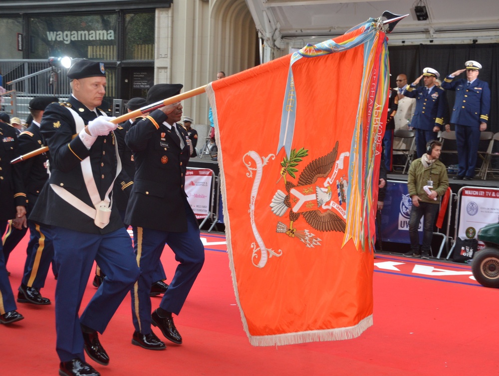 369th Sustainment Brigade marches in New York City's Veterans Day parade
