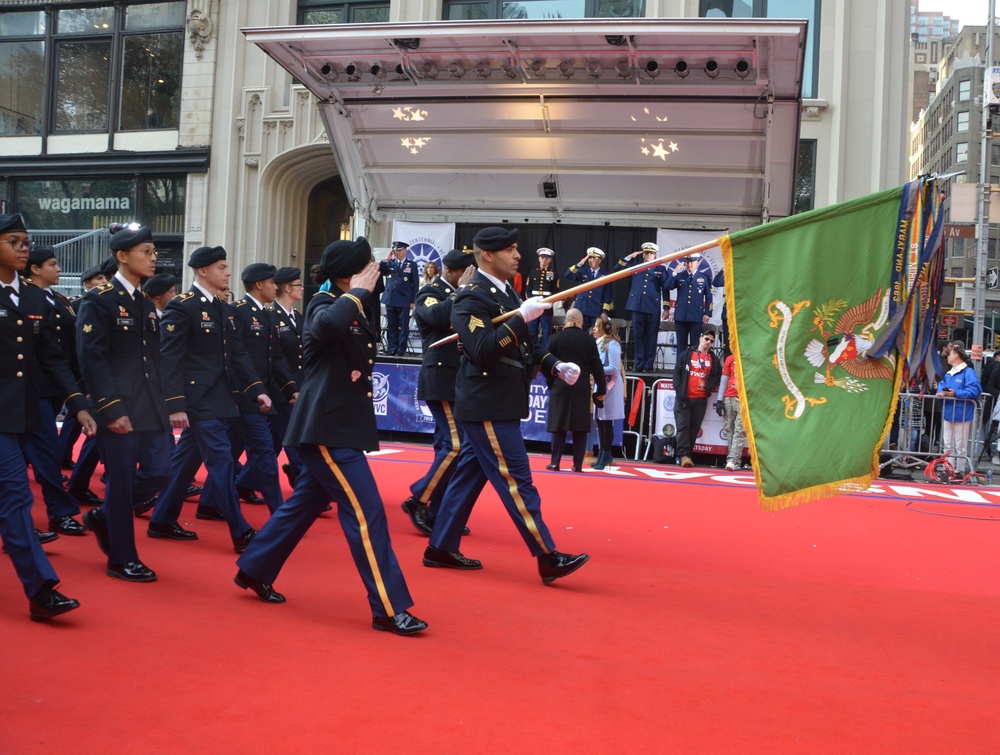 369th Sustainment Brigade marches in New York City's Veterans Day parade