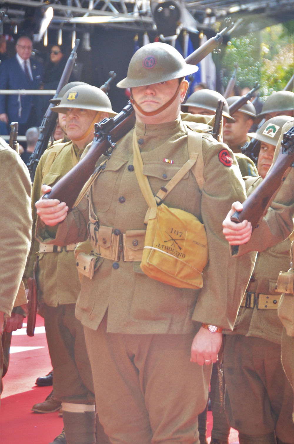 369th Sustainment Brigade marches in New York City's Veterans Day parade