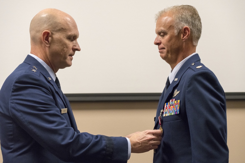 Lt. Col. Keith Gibson's retirement ceremony