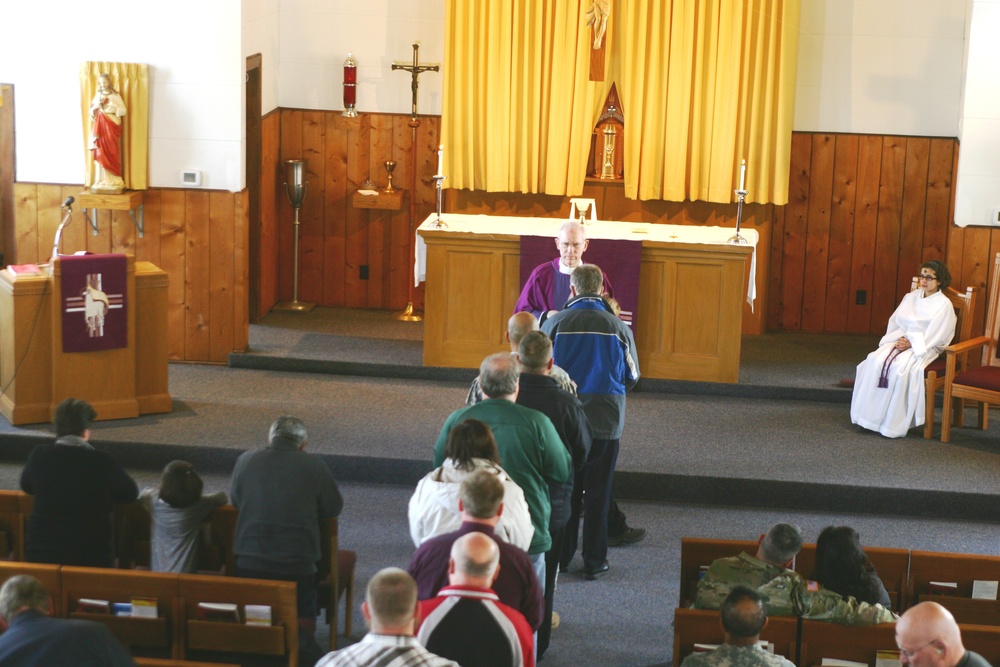 2016 Ash Wednesday Services at Fort McCoy