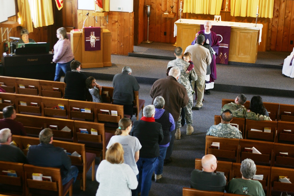 2016 Ash Wednesday Services at Fort McCoy