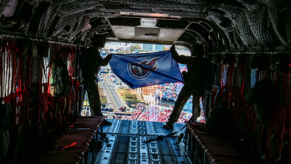 101st CAB Flyover Tennessee Titans