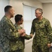Rear Adm. Weber recognizes Petty Officer Third Class AlexJames Gonzales