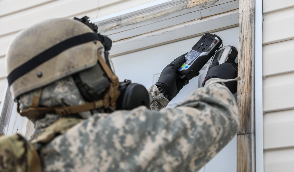 1st Special Forces Command (Airborne) held holds semi-annual Chemical, Biological, Radiological, and Nuclear defense training at Dugway Proving Grounds, Utah.