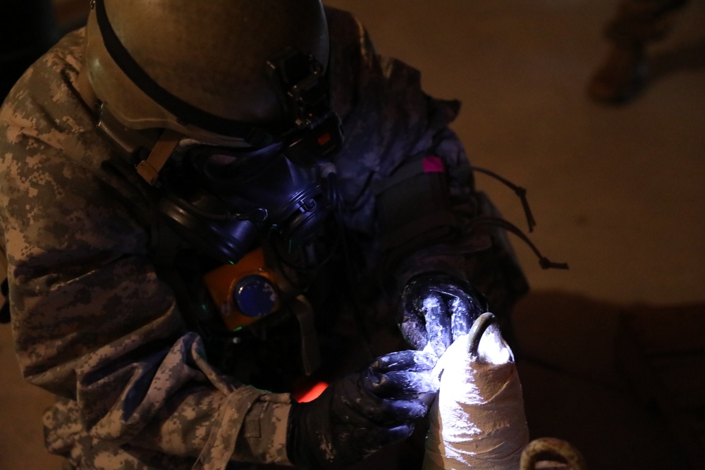 1st Special Forces Command (Airborne) held holds semi-annual Chemical, Biological, Radiological, and Nuclear defense training at Dugway Proving Grounds, Utah.