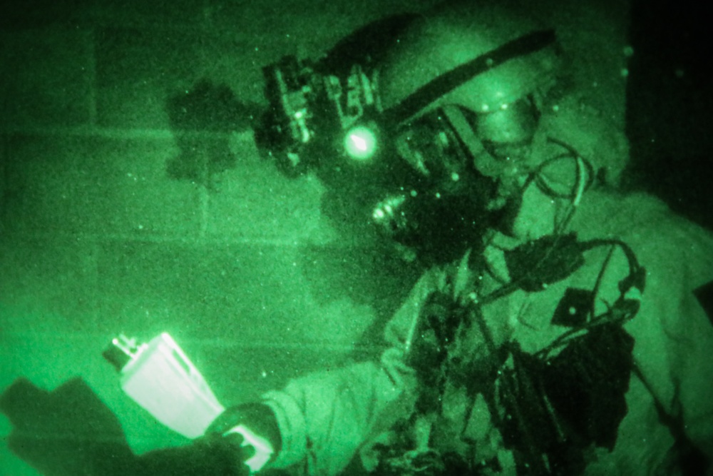 1st Special Forces Command (Airborne) held holds semi-annual Chemical, Biological, Radiological, and Nuclear defense training at Dugway Proving Grounds, Utah.