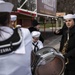 NBNE Visits with Middle School Students Before Veteran's Day Parade