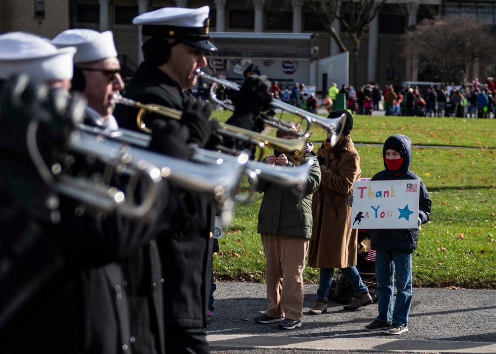 NBNE Performs in Veteran's Day Parade