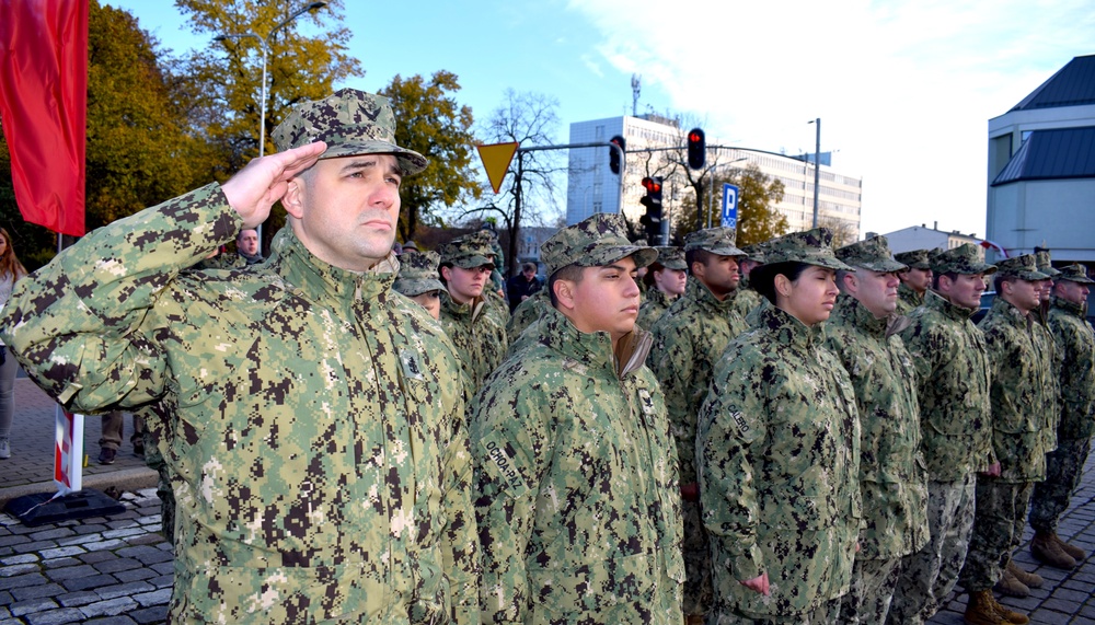 U.S. Navy Participates in Polish Independence Day commemoration