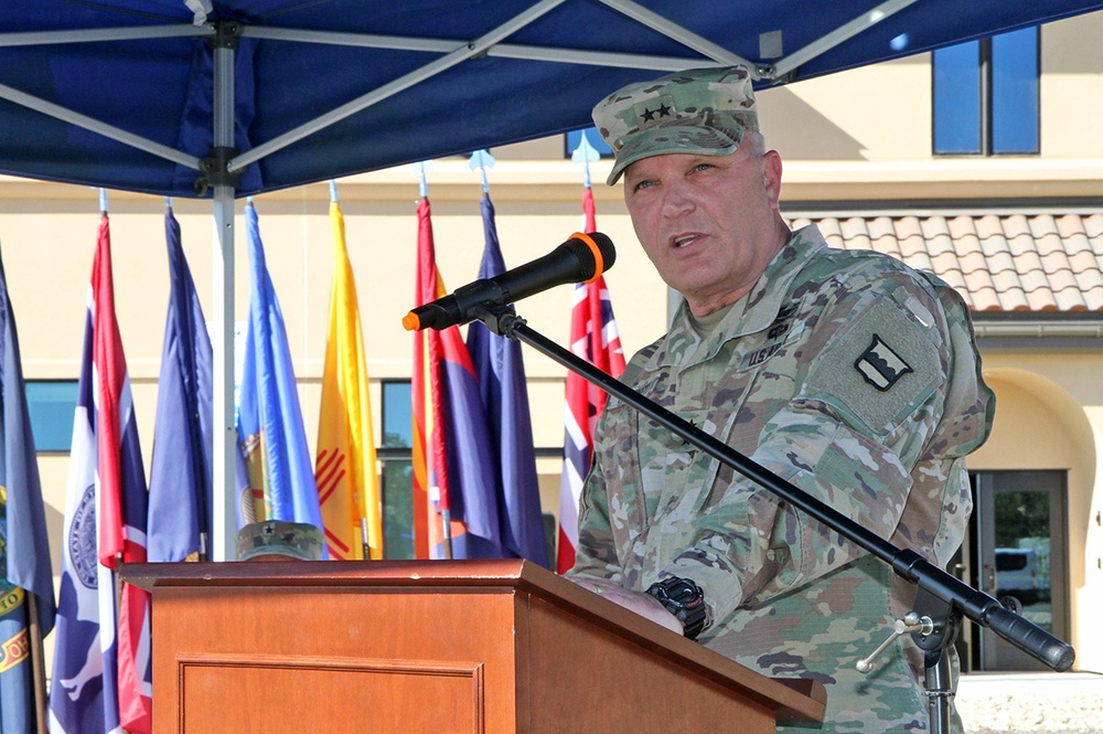 Maj. Gen. Bruce Hackett at TASS Ceremony
