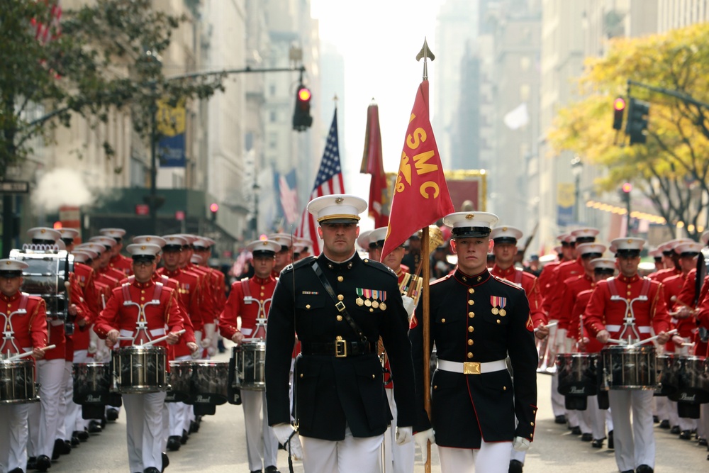 Marines March in 2019 Veteran's Day Parade