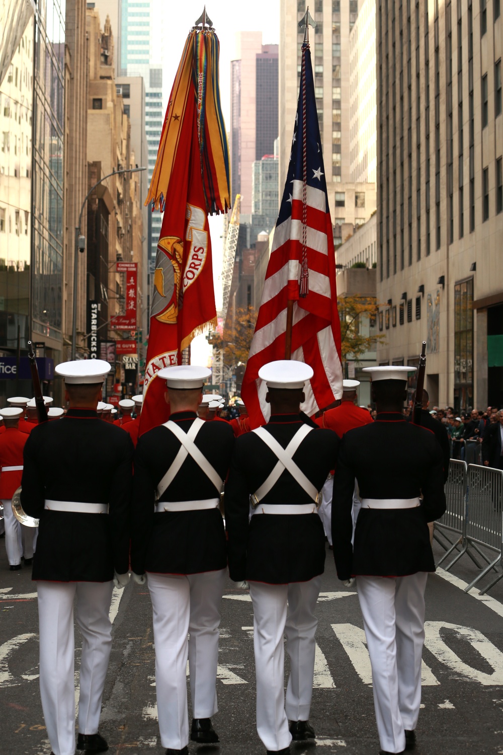 Marines March in 2019 Veteran's Day Parade