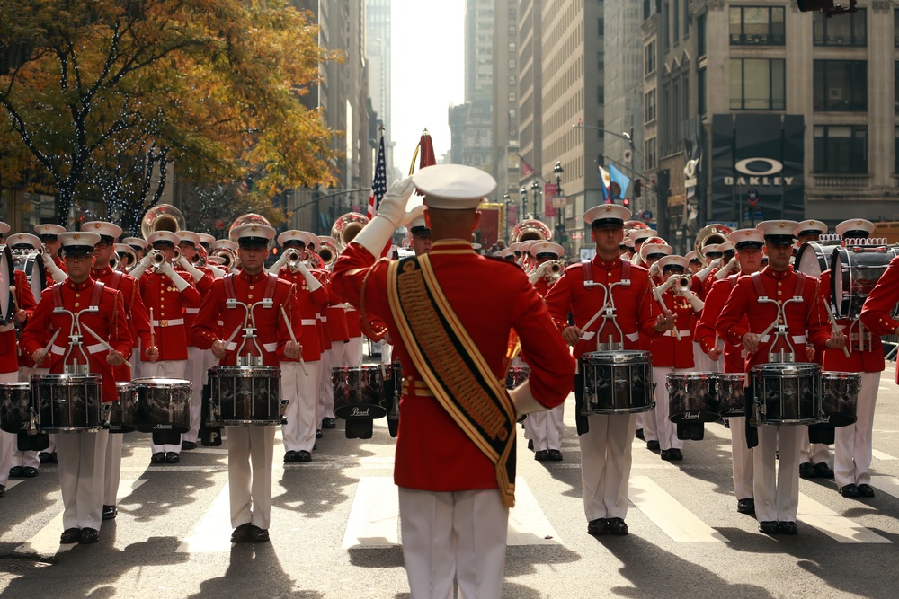 Marines March in 2019 Veteran's Day Parade