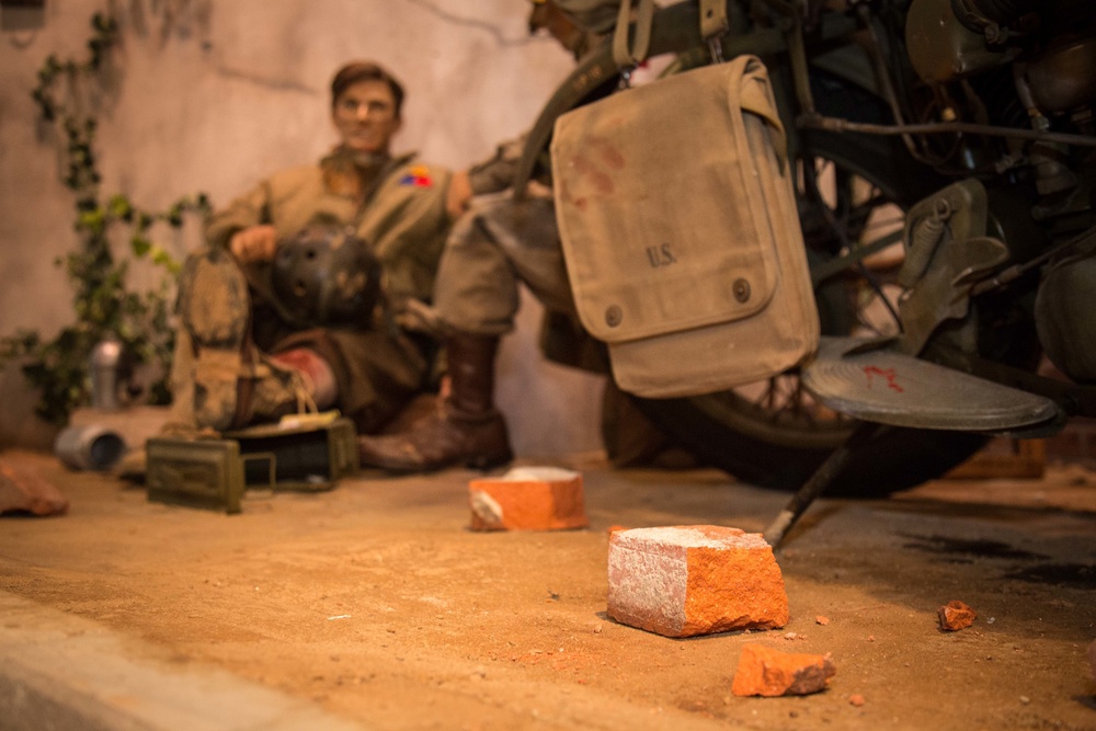 AMEDD Museum - Carentan Exhibit Display