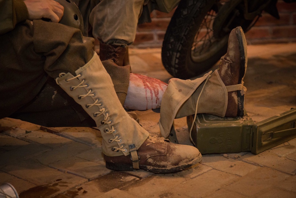 AMEDD Museum - Carentan Exhibit Display