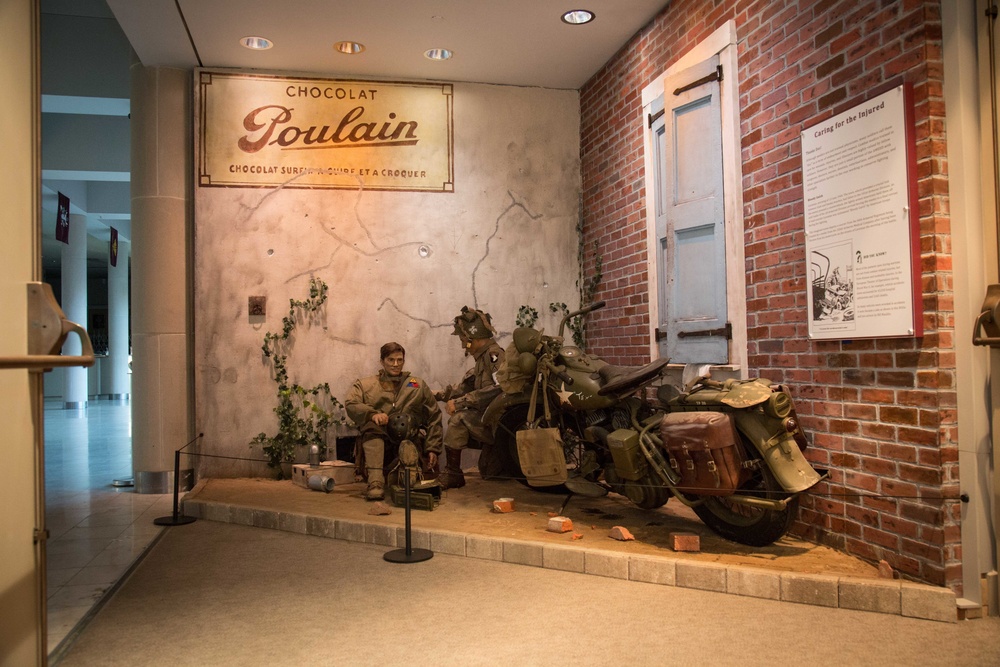 AMEDD Museum - Carentan Exhibit Display